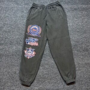 New Era Cooperstown New York Mets 1986 World Series Sweatpants Mens Small